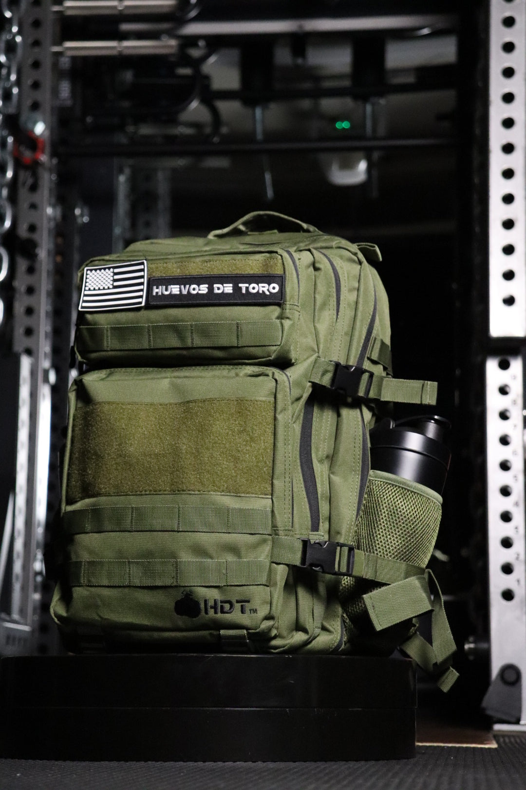 Army green shop hero backpack